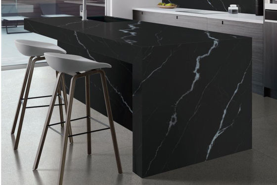 kaufen Phantom Black Sintered Stone Platte 800x2600x12mm Matte Oberfläche on-line-Fertigung