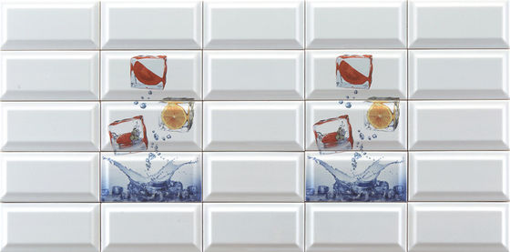 kaufen Moderne weiße Tomaten-Zitronen-U-Bahn-Fliesen 225x152mm on-line-Fertigung