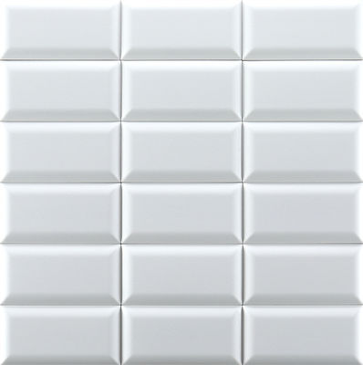 kaufen Weiße, glänzende Keramik-Wandfliesen 75x152mm für Küche und Bad on-line-Fertigung