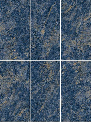 kaufen Dunkelblaue 600x1200mm polierte Glas-Porzellan-Fliesen on-line-Fertigung