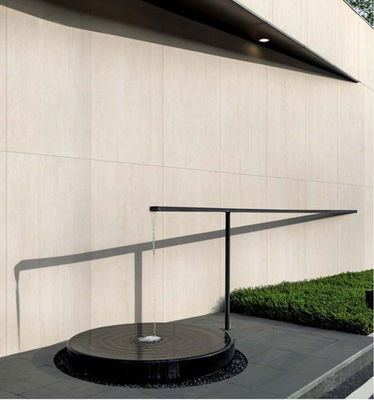 kaufen Beige Travertin Porzellanfliesen 600x1200mm Matte Antiquität on-line-Fertigung