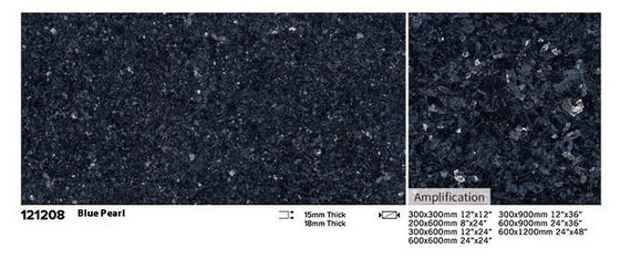 kaufen Blaubraune Außenporzellan-Pflaster 300x300mm 600x1200mm on-line-Fertigung