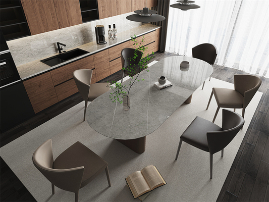 kaufen Graue 1420x2700mm Sintersteinplatten für Wohnung und Schlafzimmer on-line-Fertigung