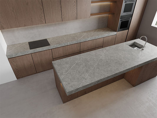 kaufen Graue Matte Sintersteinplatte 1420x2700mm für Hotelwände on-line-Fertigung