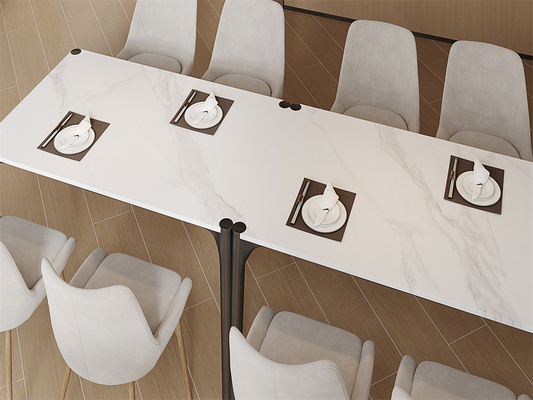kaufen Mattweiße Sintersteinplatte für Design 1420x2700mm on-line-Fertigung