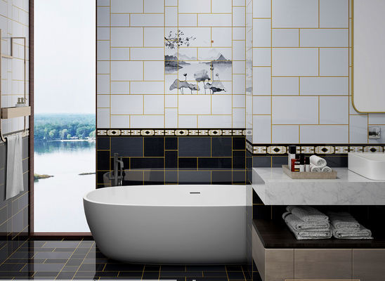 kaufen 30x60cm Abriebfeste glasierte Keramik-Wandfliese für Hotels on-line-Fertigung