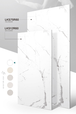 kaufen Weiße Carrara weiche verglaste Porzellan-Bodenfliesen für das Projekt 1200x600mm on-line-Fertigung