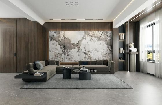 kaufen 900x1800mm polierte, glasierte Porzellanfliese, 9mm dick, für Innenböden und -wände on-line-Fertigung