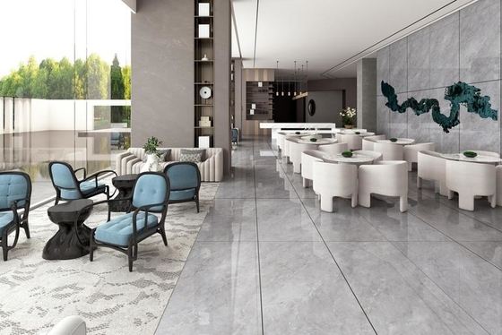 kaufen Graue, rutschfeste, polierte Porzellantäfel und Wandfliesen für Wohnzimmer und Esszimmer 900x1800x9mm Marmor on-line-Fertigung