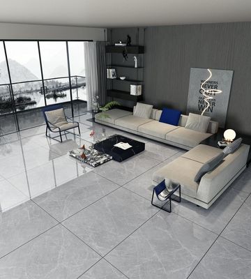 kaufen 900x1800mm Graue polierte Glasporzellanfliesen für Boden und Wand on-line-Fertigung