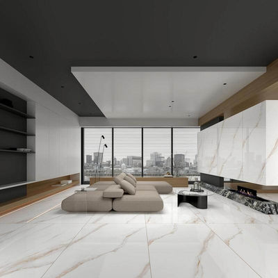 kaufen 1200x1800mm Carrara Gold polierte, glasierte Porzellanfliese on-line-Fertigung