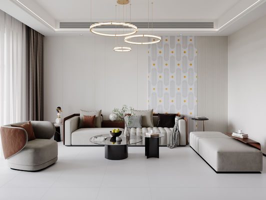 kaufen 600x1200mm hellgraue Porzellan-Bodenfliesen für den Innenbereich on-line-Fertigung