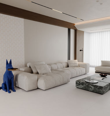 kaufen Beige 600x1200mm AAA-Grad Porzellan-Bodenfliesen on-line-Fertigung