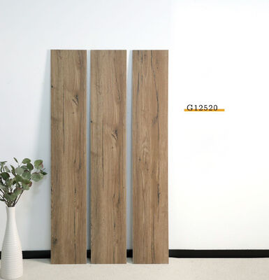 kaufen Braune, atemberaubende Innen-Porzellan-Bodenfliesen 200x1200mm für Wohnzimmer und Schlafzimmer on-line-Fertigung