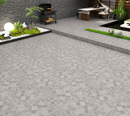 kaufen Leichtgraue Keramikfliesen 600x600mm Fleckenbeständige Außenfliesen für Quadrat on-line-Fertigung