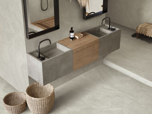 kaufen Umweltfreundliche und stilvolle Beige 600x1200mm Matte mit Formboden Porzellantfliesen für Gebäude und Projekte on-line-Fertigung