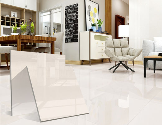 kaufen porzellan-Fliesen-einfaches Elfenbein Vitrified lösliches Salz 800x800mm 24X24' 9.5mm Polier on-line-Fertigung