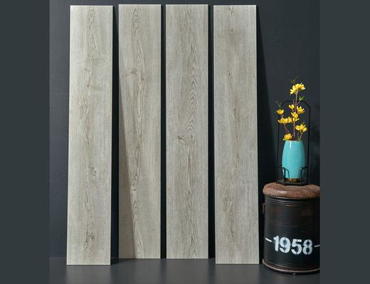 kaufen 25x150cm hölzernes Porzellan 4Pcs deckt glasig-glänzende Baumaterialien polierte 9.5mm mit Ziegeln on-line-Fertigung