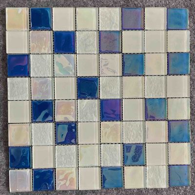 kaufen Beleuchten von den schillernden dekorativen Mosaik-Fliesen, die buntes Glas 8mm galvanisieren on-line-Fertigung