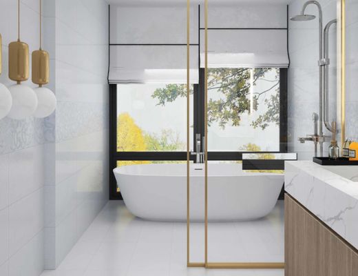 kaufen 0,15 Badezimmer-Wand-Fliesen W.A 9mm starke wasserdichte formen glattes Oberflächen12X24' on-line-Fertigung
