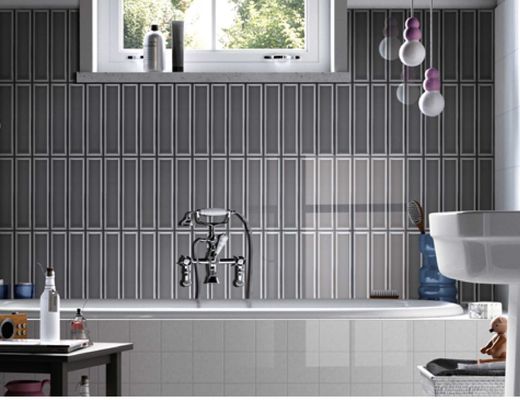 kaufen 68x280mm glänzende Keramik-Wandfliesen für Küche Badezimmer modernes Design on-line-Fertigung