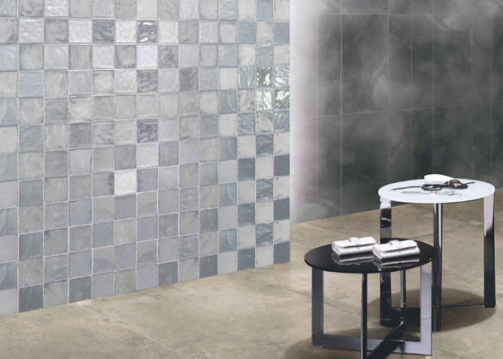 kaufen Glattes silbriges innerhalb der Wand deckt 75x150mm für KTV Deco mit Ziegeln on-line-Fertigung