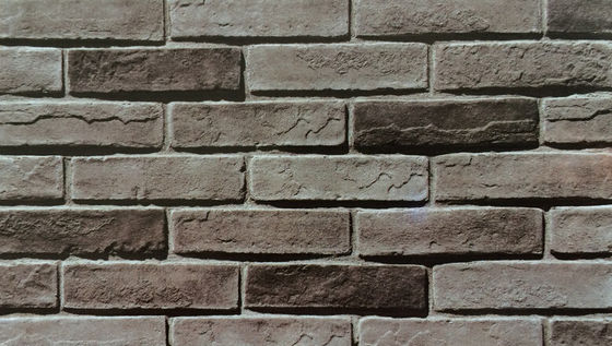 kaufen Grauer Zement Künstliche Kultur Steinwandplatte 60x200mm on-line-Fertigung