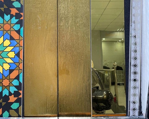 kaufen Goldene Farbhölzerne Beschaffenheits-Bodenfliesen 150x900mm für Hotel on-line-Fertigung