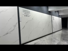 Graue polierte Glasporzellanfliesen 900x1800x9mm Innenfußbodenfliesen für Haus