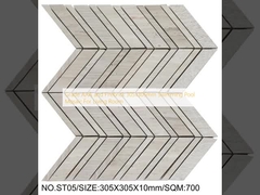 Güteklasse AAA und Feuerfestziegel 305x305mm Schwimmbadmosaik