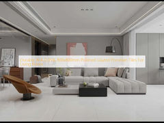 Langlebige W.A 0,05% 800x800mm polierte, glasierte Porzellanfliesen für Wohnzimmer