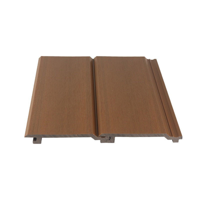 Feuerdichtes 145x20.5mm WPC Verkleidung Panel Braun und Außenholz Kunststoff-Verbundwandbrett für das Projekt