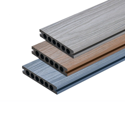 Wasserdichter hölzerner platten-Dekor Plastikdecking der Planken-140x23mm WPC Außenim freien, der Material ausbreitet