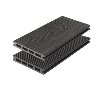 tiefer prägeartiger WPC Decking 3D verschalt 145x22mm Decking Gray Engineering Garden