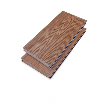 Haltbarer WPC-Decking verschalt 145x22cm festen tiefen prägeartigen Boden Swimmingpool-3D