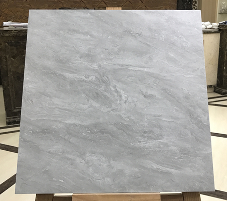 Schiebefeste keramische Fliesen für Büro und 400x400mm Marmor-Look Matt Glas-Grau-Boden für Restaurant