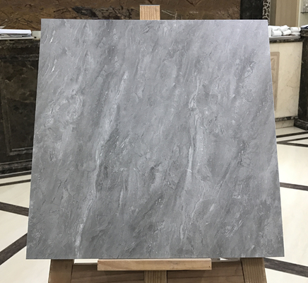 Antibakterielle Matte Verglasung 400x400mm Marmor-Look Keramische rustikale Bodenfliesen für Wohnzimmer und graue dekorative Fliesen für Schlafzimmer