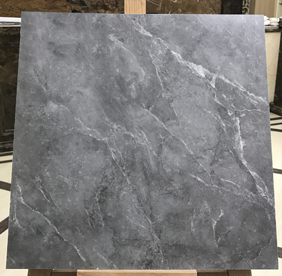 Verkleidungsbeständige 400x400mm Innenfußboden Marmor Look Keramik Rustika Fliesen und Baby Gesicht Graue Wandfliesen für Dekoration und Projekt