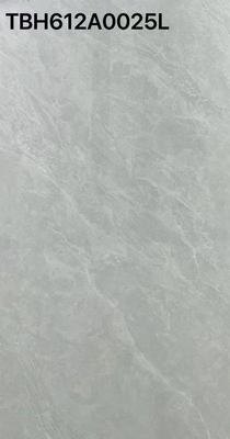 Bodenwand Innenraum Polierte Glasfliesen 600x1200mm Platten Büro Balkon Außen Graue Carrara Keramikfliesen