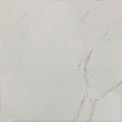 Verglaserte glänzende graue polierte Porzellanfliesen 60x60cm Küche U-Bahn Fußbodenwand Innen Carrara Keramikfliesen
