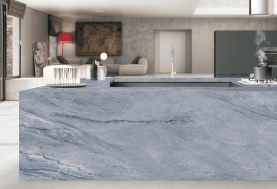 160x320cm Sintersteinplatten Wohnzimmer Nicht rutschfeste Fliesen Grau