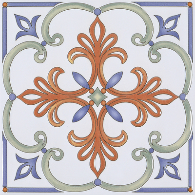Weiße und rote modernen Fliesen 200x200mm Blumen Keramik rustikalen Fliesen und Vintage Fliesen für Restaurant und Schlafzimmer