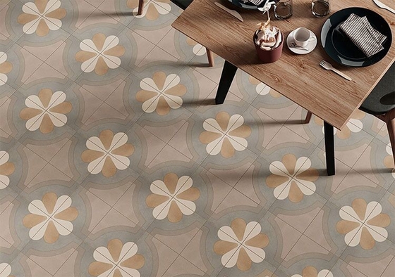 Säurebeständig Braun 200x200mm Innenfußboden Keramik Rustikafliesen für Design und Esszimmer