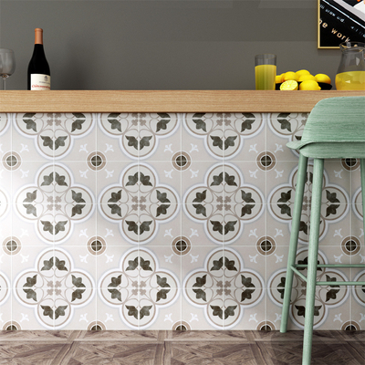 Abnutzungsbeständige graue Fußboden und Wand Floret Keramik Rustikabel 200x200mm Und keine verblasst Fliesen für Balkon