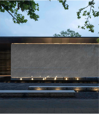 Dauerhafte 60x120cm Graue Matte Außengardine Hintergrund Wand Porzellanfliesen für Gebäude und Terrasse