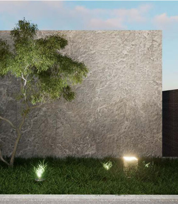 Antibakterielle Licht Grau Naturstein Marmor Oberfläche Außen Vorhang Wandfliese Für das Projekt 600x1200mm