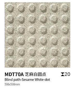 Graue Gelbe Kratzfeste Blind Path Fliesen und Bodenbelag Fliesen für Quadrat 600x600mm Blindpunkt und Blindstreifen