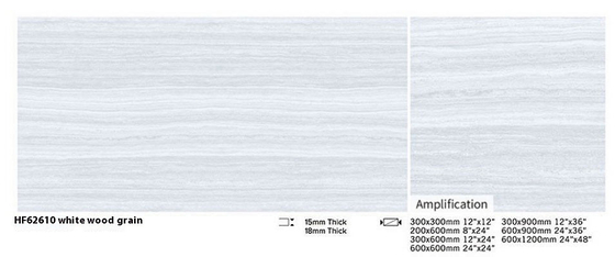 Graue 600x1200x18mm Säurebeständige Bodenbelagung für den Garten