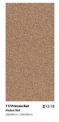 ISO9001 Rot 400x400x30mm Bodenbelag für Innenhof