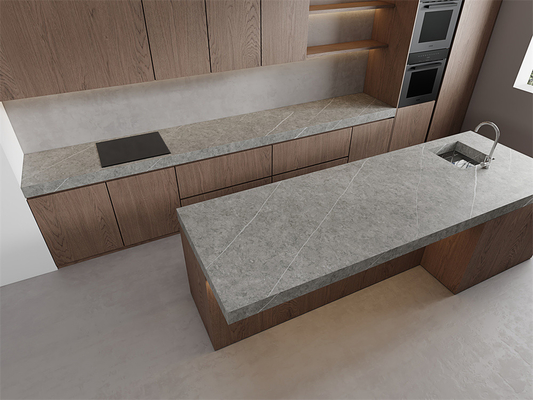 Graue Matte Sintersteinplatte 1420x2700mm für Hotelwände